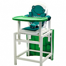 Стол-стул для кормления Серия BABYS (FROGGY) - Цвет зеленый - Картинка #1